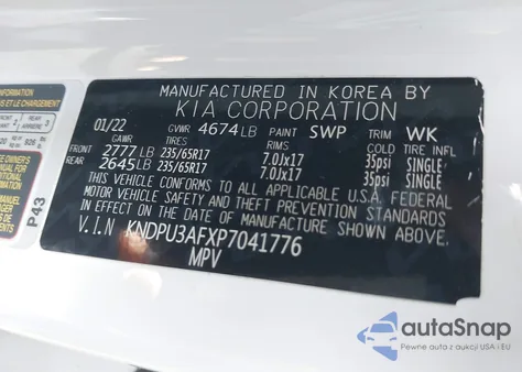 2023 Kia Sportage Lx из США, поврежденный, VIN KNDPU3AFXP7041776